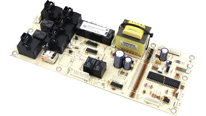 Appliance Control Board with relays, capacitors, and transformer